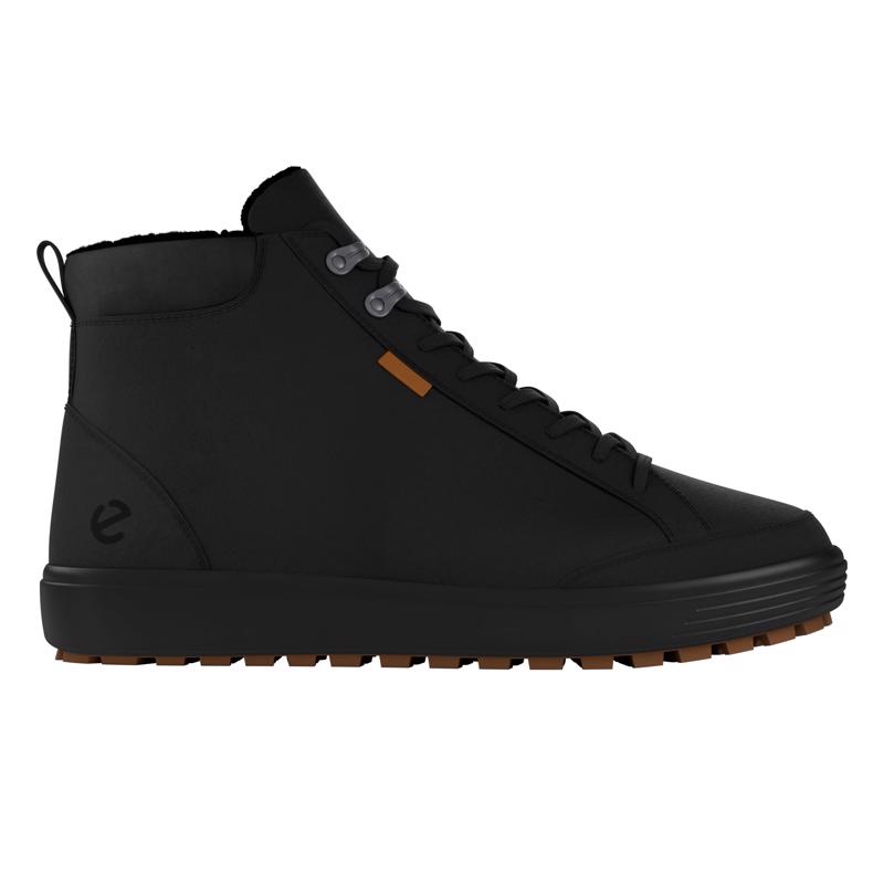 BLACK ECCO SOFT 7 TRED M MID-CUT GTX