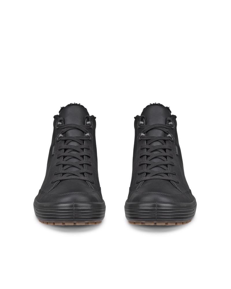 BLACK ECCO SOFT 7 TRED M MID-CUT GTX
