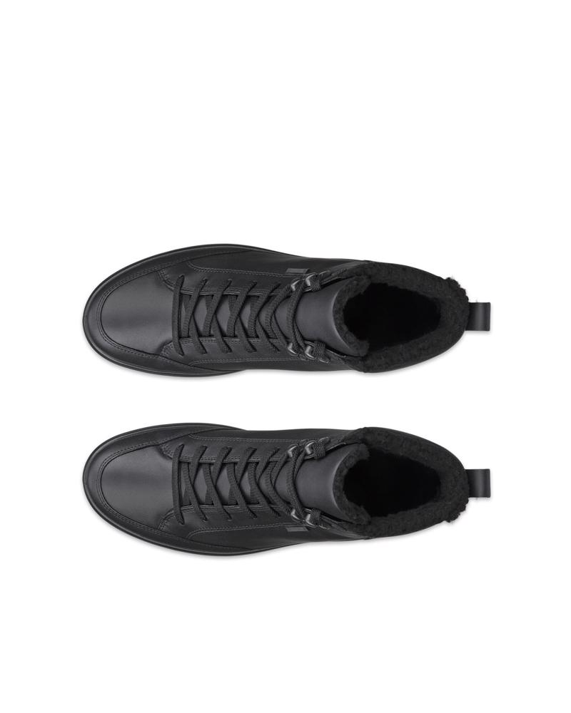 BLACK ECCO SOFT 7 TRED M MID-CUT GTX