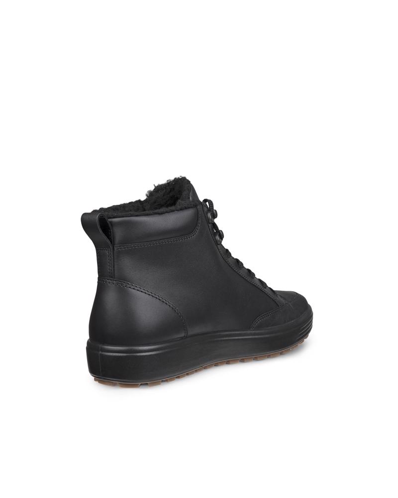 BLACK ECCO SOFT 7 TRED M MID-CUT GTX