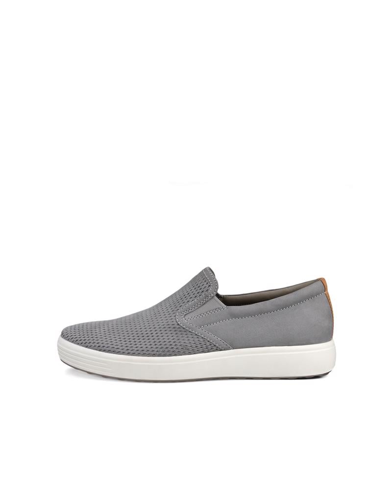 Grey ECCO Soft 7 M Slip-on LEA