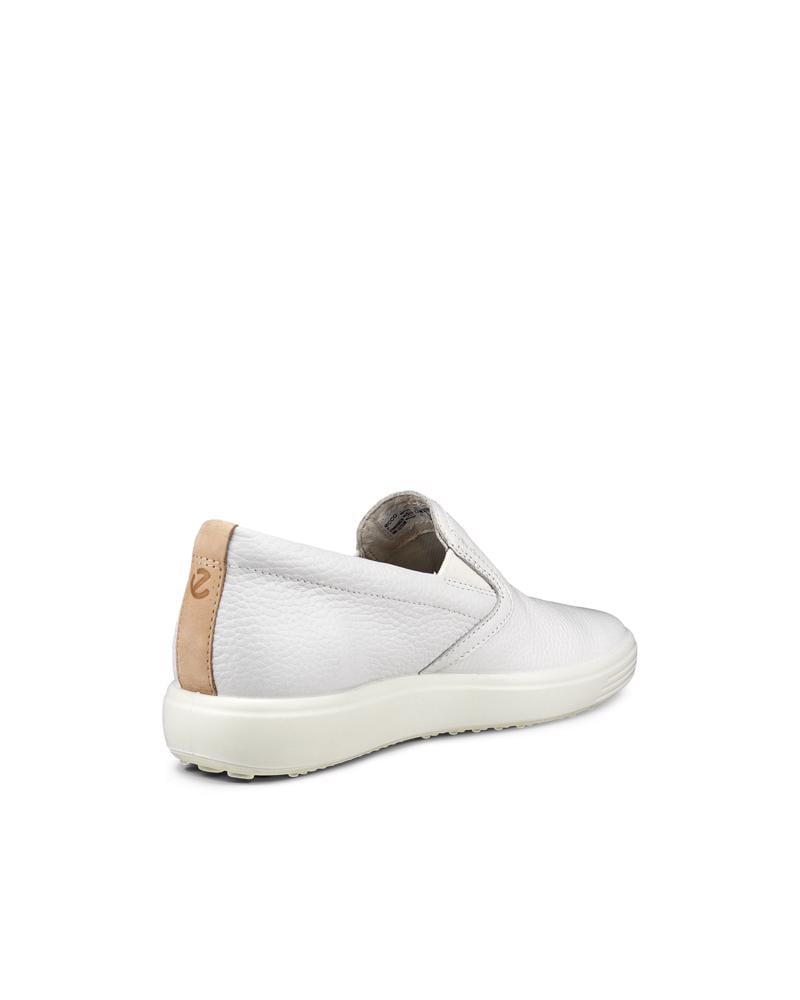 White ECCO Soft 7 W Slip-on LEA