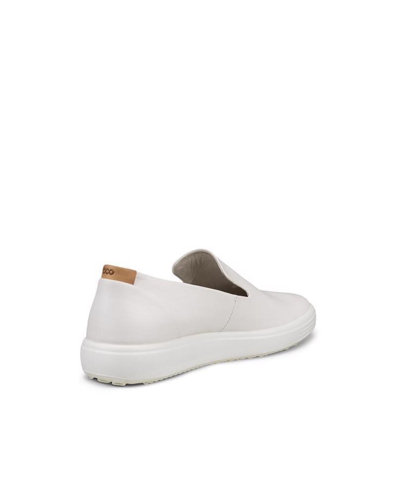 White ECCO Soft 7 W Slip-on LX LEA