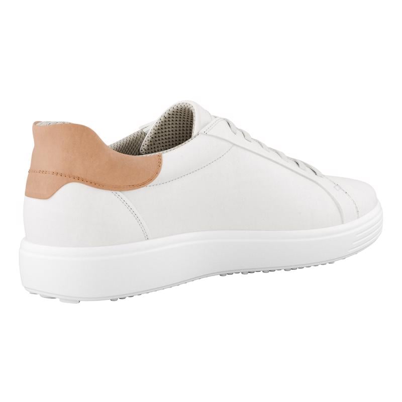 White ECCO SOFT 7 M EASY SLIP LACE