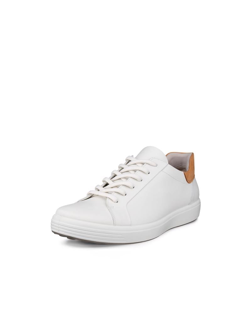White ECCO SOFT 7 M EASY SLIP LACE
