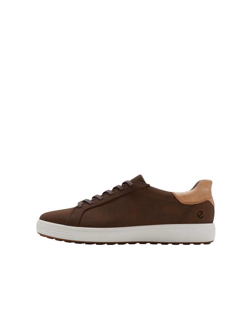 Brown ECCO Soft 7 M Easy Slip Lace
