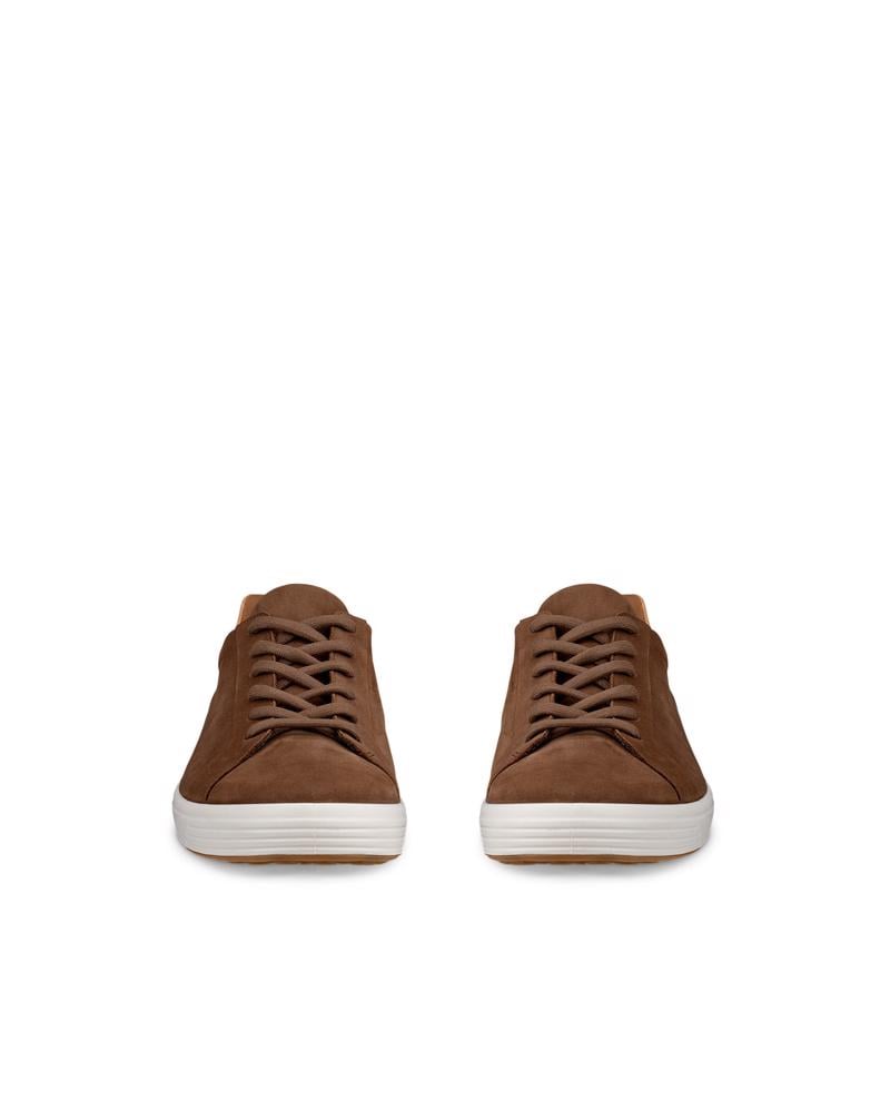 Brown ECCO Soft 7 M Easy Slip Lace