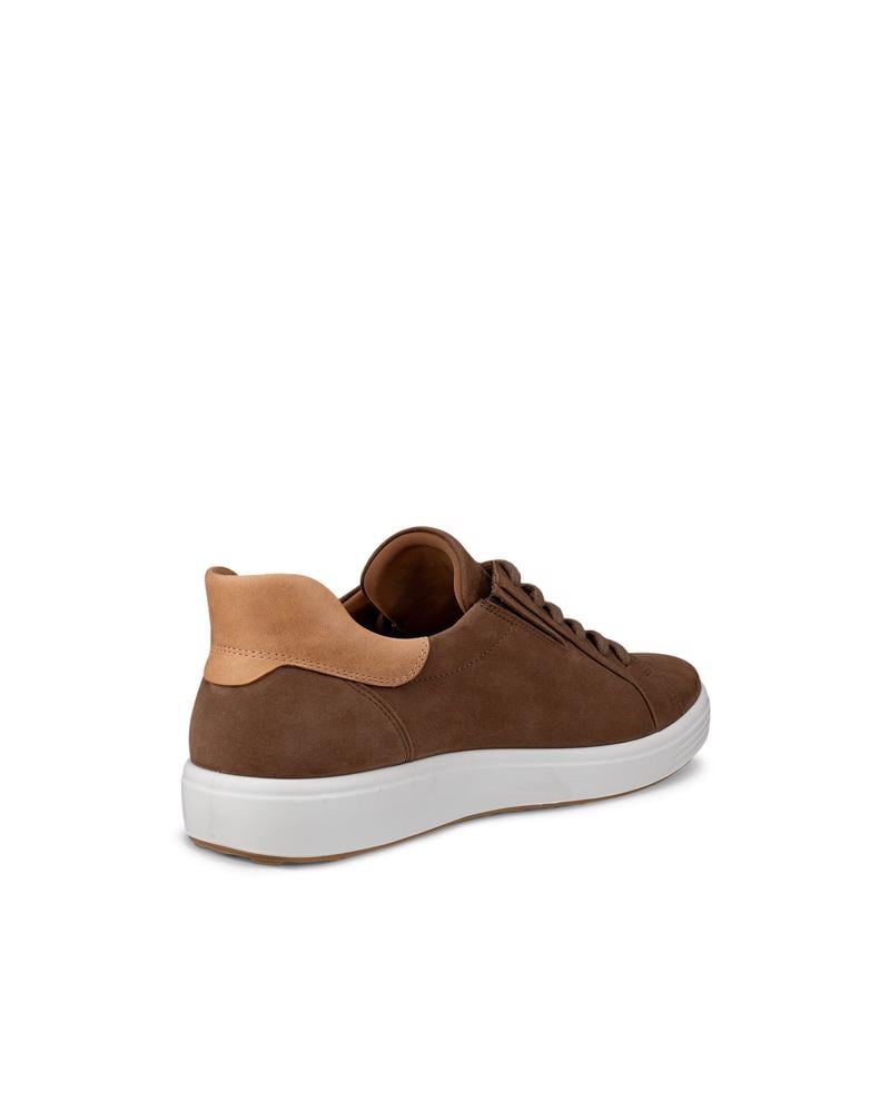 Brown ECCO Soft 7 M Easy Slip Lace
