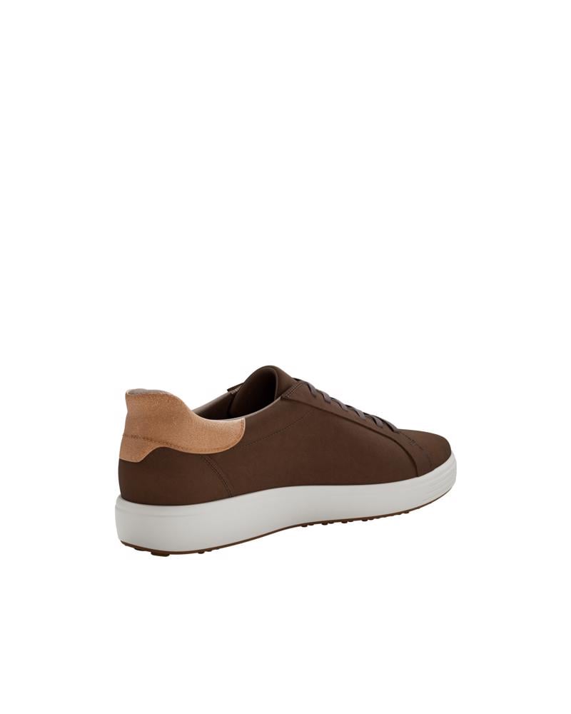 Brown ECCO Soft 7 M Easy Slip Lace