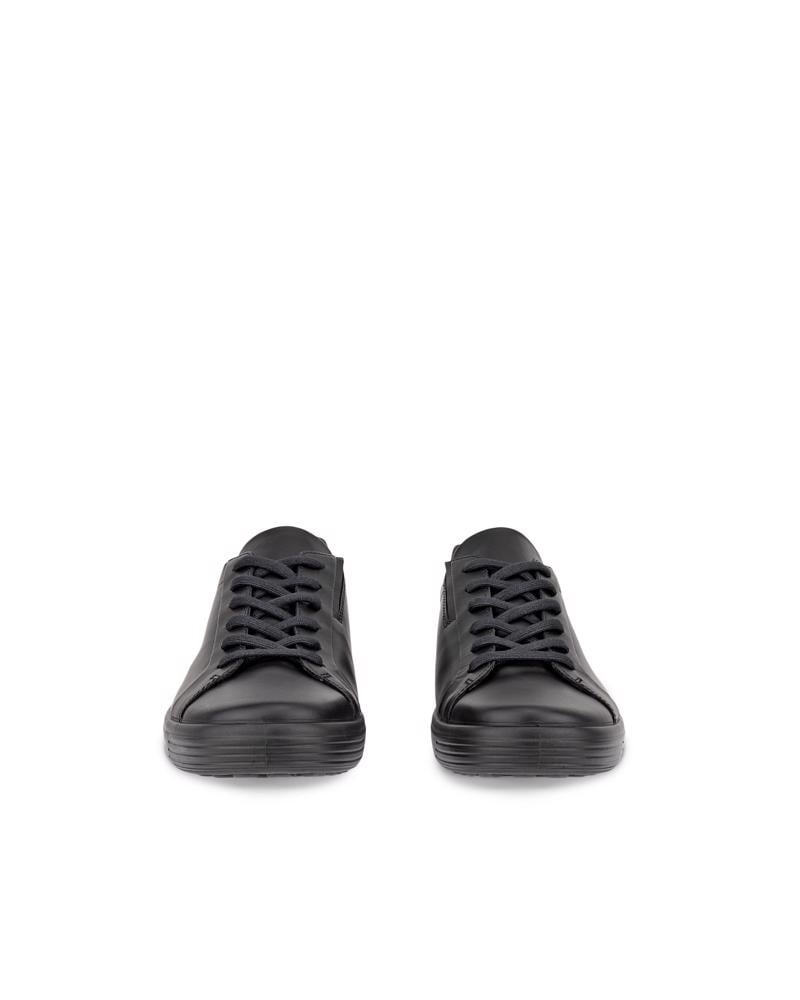 BLACK ECCO SOFT 7 M EASY SLIP LACE