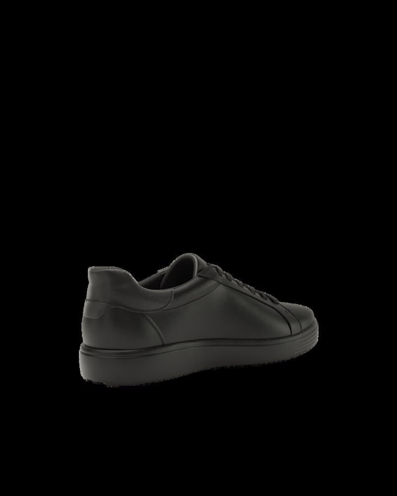 BLACK ECCO SOFT 7 M EASY SLIP LACE