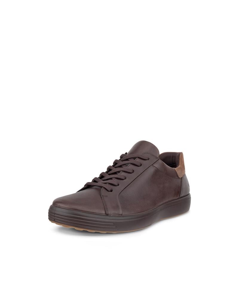 Brown ECCO SOFT 7 M EASY SLIP LACE