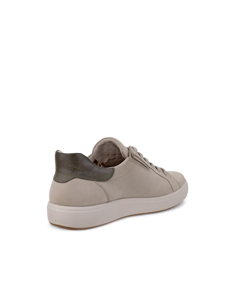 Beige ECCO Soft 7 M Easy Slip Lace