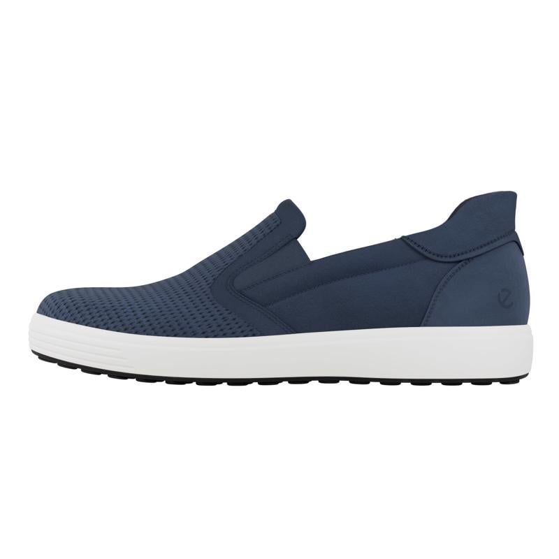 NAVY ECCO SOFT 7 M EASY SLIP