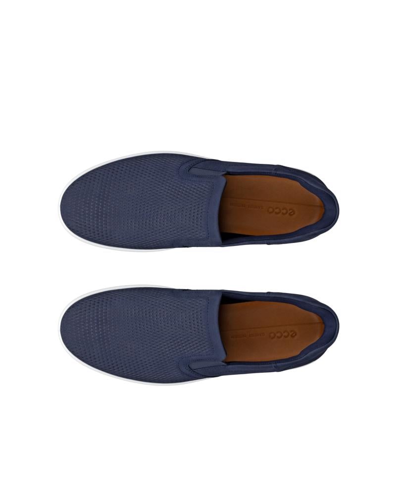 NAVY ECCO SOFT 7 M EASY SLIP
