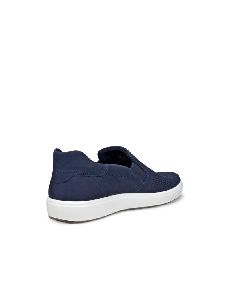 NAVY ECCO SOFT 7 M EASY SLIP