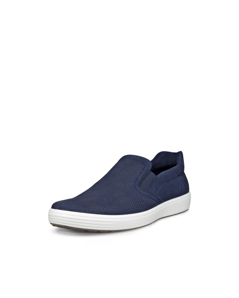 NAVY ECCO SOFT 7 M EASY SLIP
