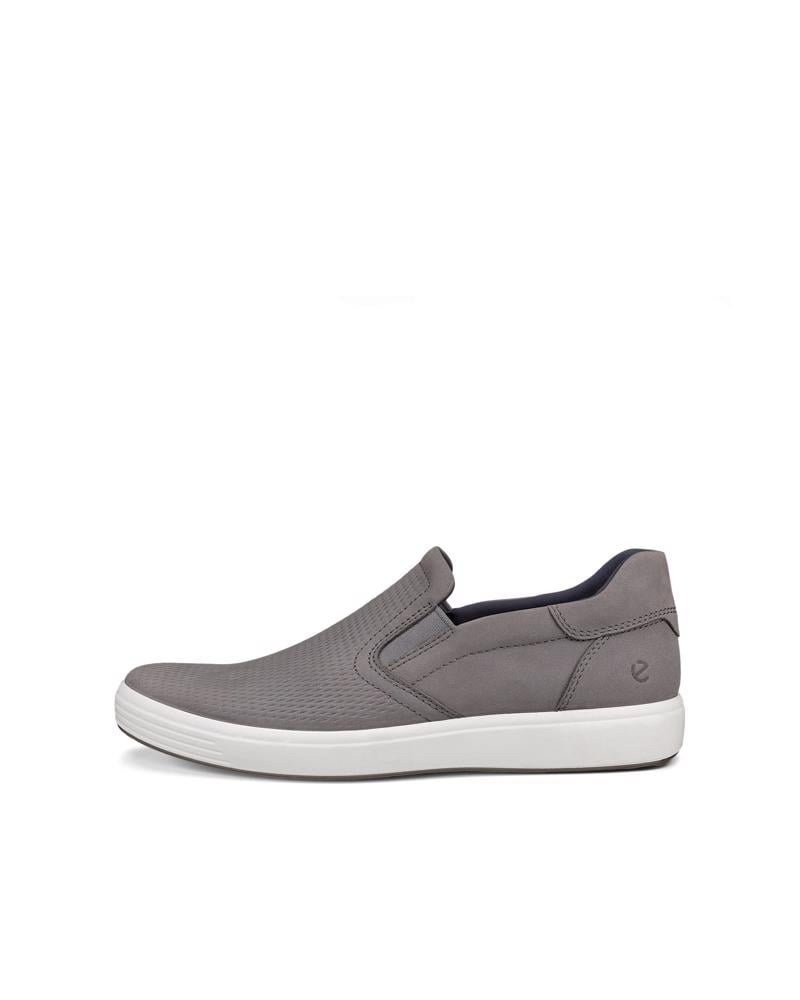 Grey ECCO SOFT 7 M SLIP ON V2
