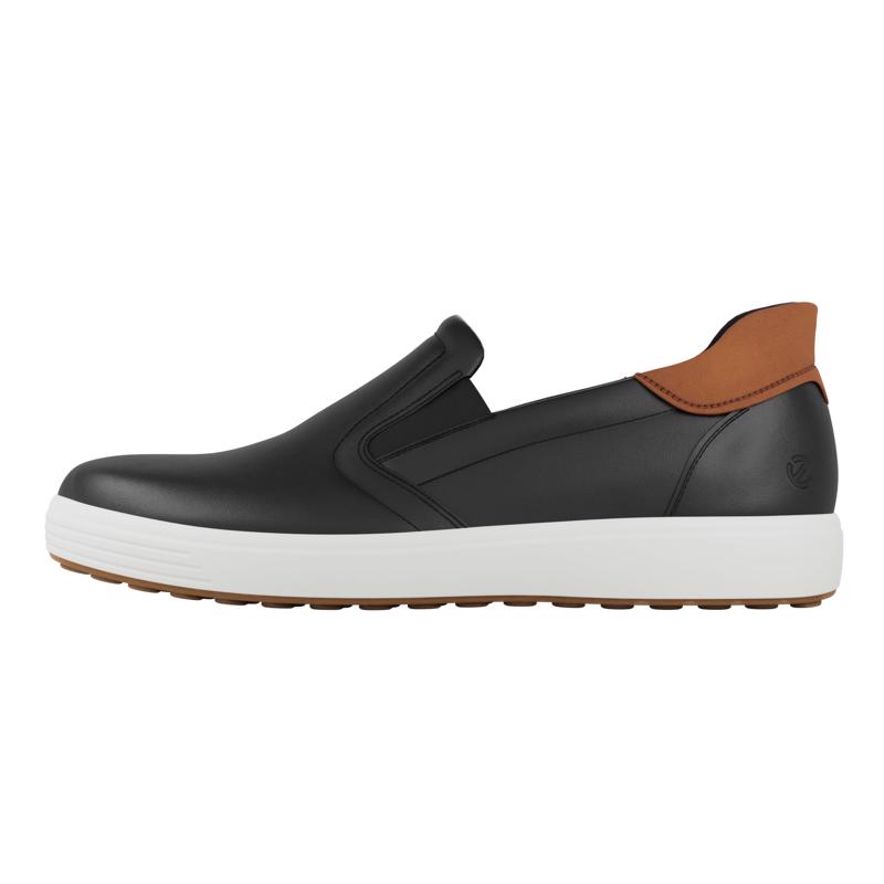 Brown ECCO SOFT 7 M EASY SLIP