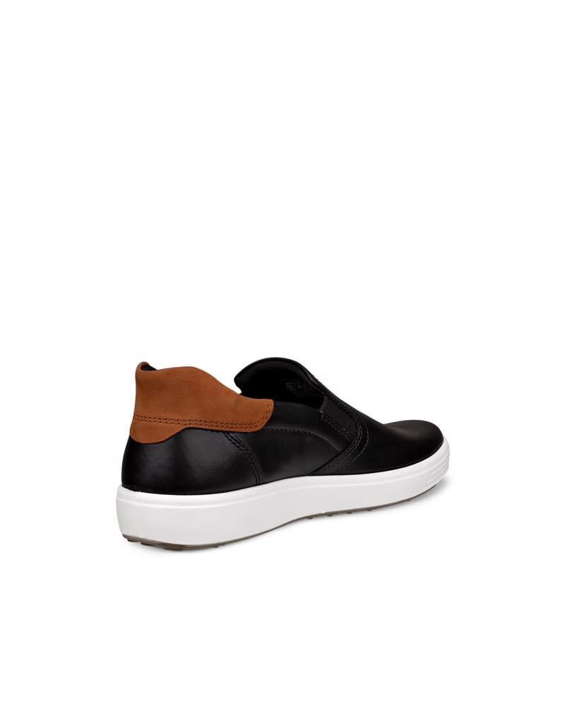Brown ECCO SOFT 7 M EASY SLIP
