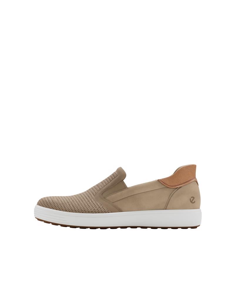 Brown ECCO SOFT 7 M EASY SLIP