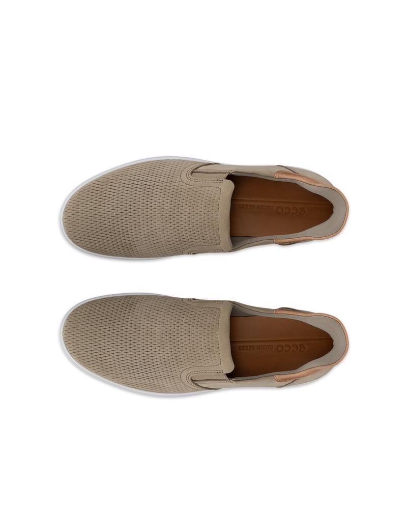 Brown ECCO SOFT 7 M EASY SLIP