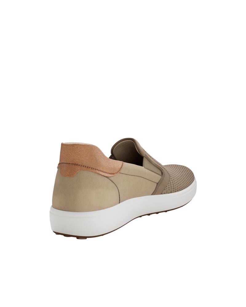 Brown ECCO SOFT 7 M EASY SLIP