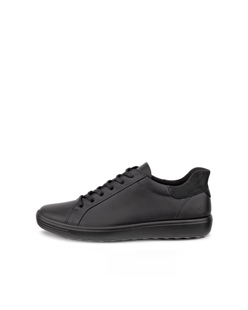 BLACK ECCO SOFT 7 W EASY SLIP