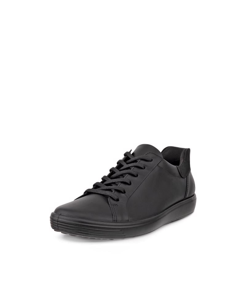 BLACK ECCO SOFT 7 W EASY SLIP