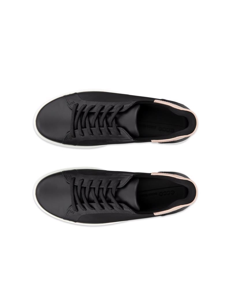 BLACK ECCO SOFT 7 W EASY SLIP