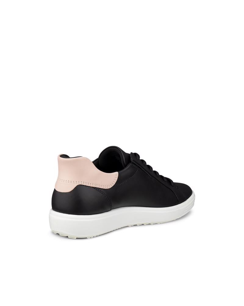 BLACK ECCO SOFT 7 W EASY SLIP