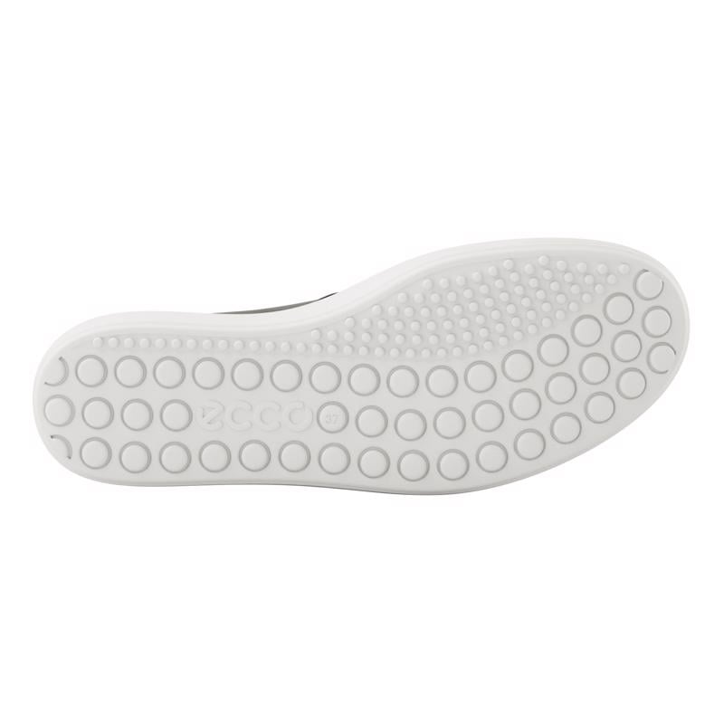 BLACK ECCO SOFT 7 W SLIP ON WOVEN