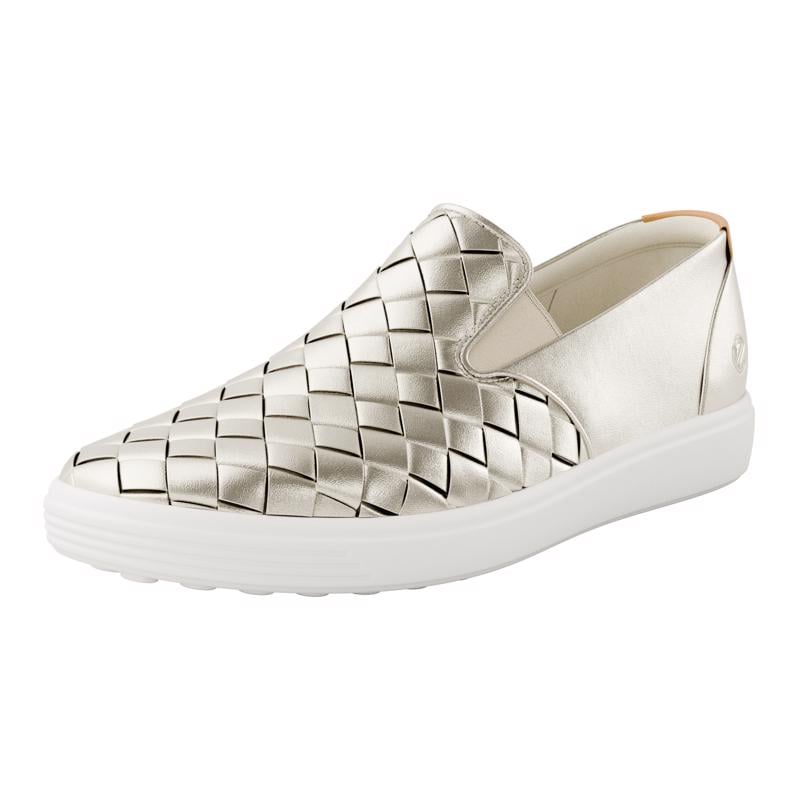Metallics ECCO SOFT 7 W SLIP ON WOVEN