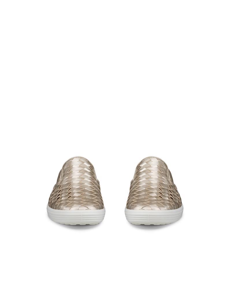 Metallics ECCO SOFT 7 W SLIP ON WOVEN