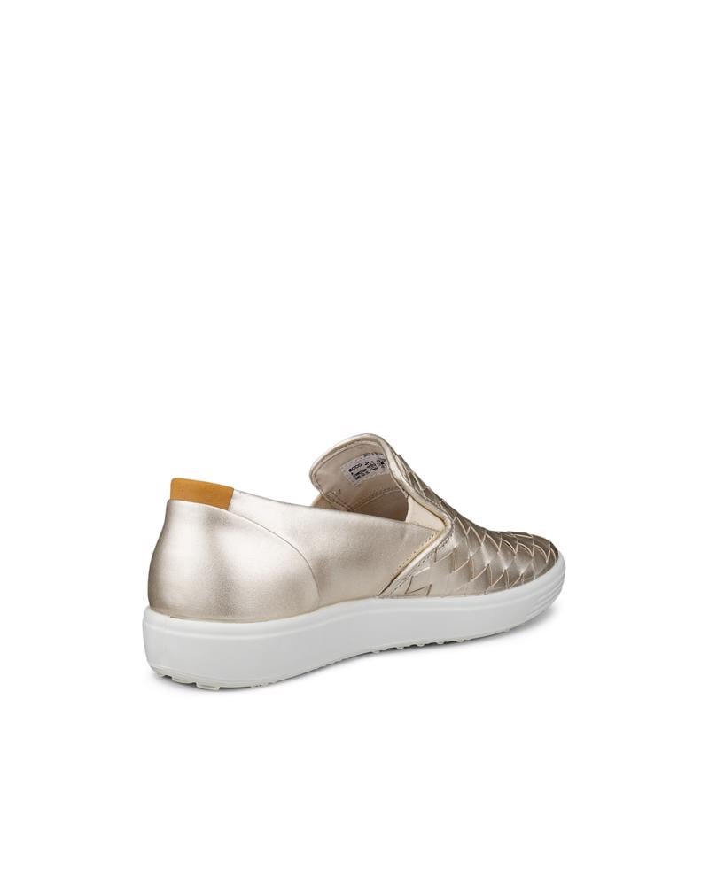Metallics ECCO SOFT 7 W SLIP ON WOVEN