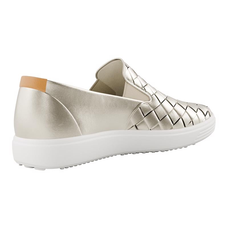 Metallics ECCO SOFT 7 W SLIP ON WOVEN