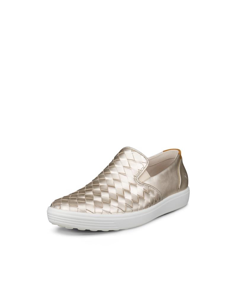 Metallics ECCO SOFT 7 W SLIP ON WOVEN