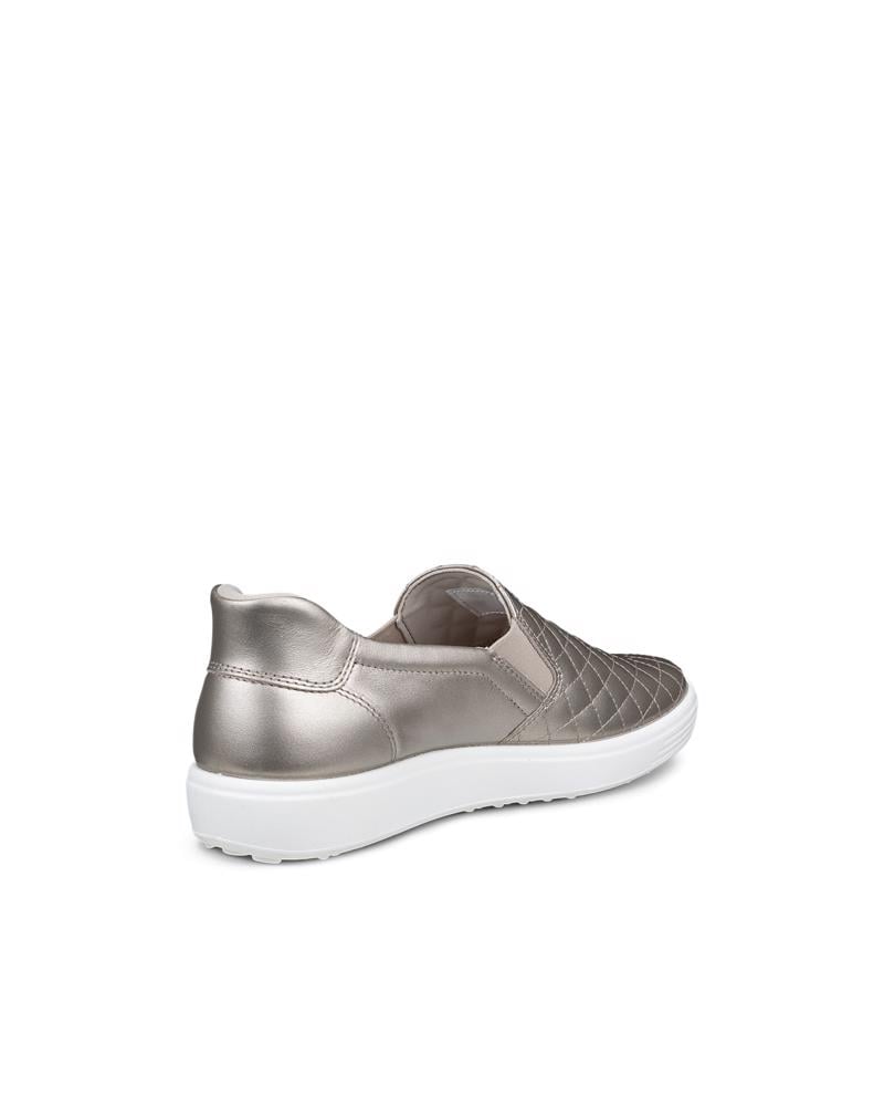 Beige ECCO SOFT 7 W EASY SLIP ON