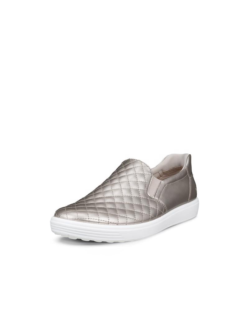 Beige ECCO SOFT 7 W EASY SLIP ON