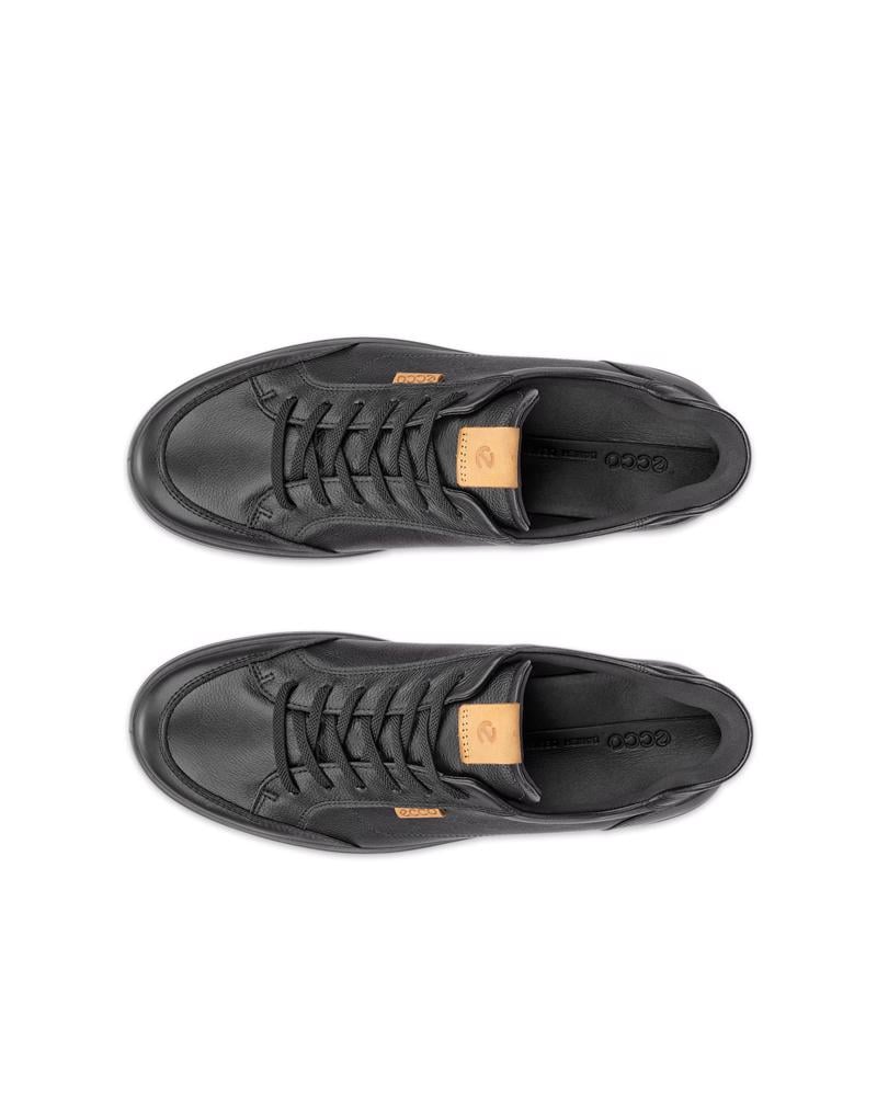 BLACK ECCO SOFT 7 M EASY ENTRY LACE