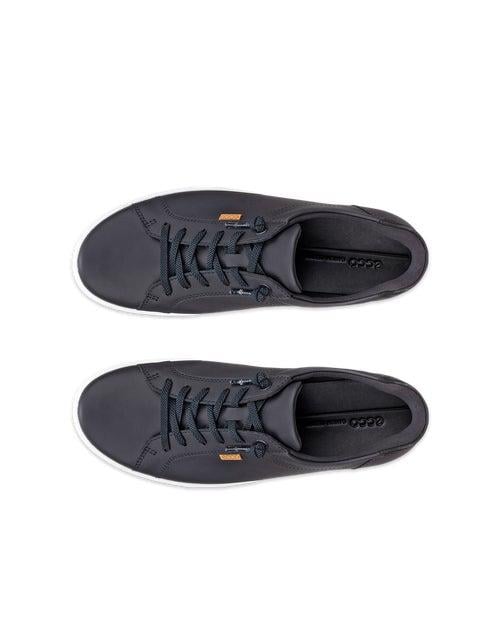 BLACK ECCO SOFT 7 W LOW EASY SLIP