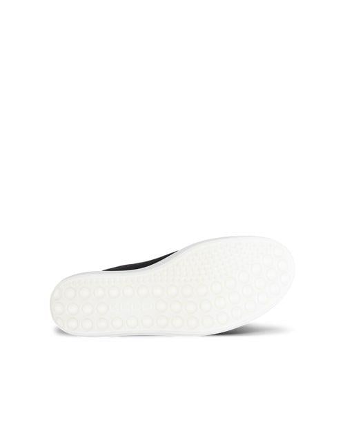 BLACK ECCO SOFT 7 W LOW EASY SLIP