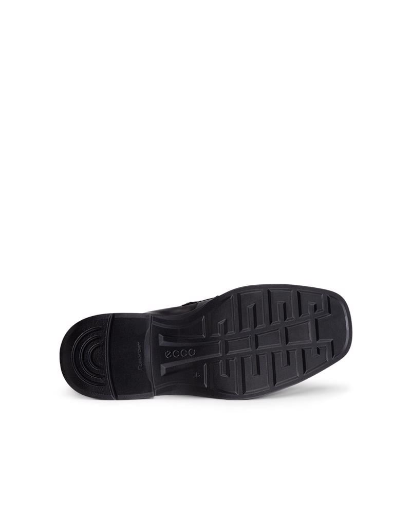 BLACK ECCO HELSINKI 2 PENNY LOAFER