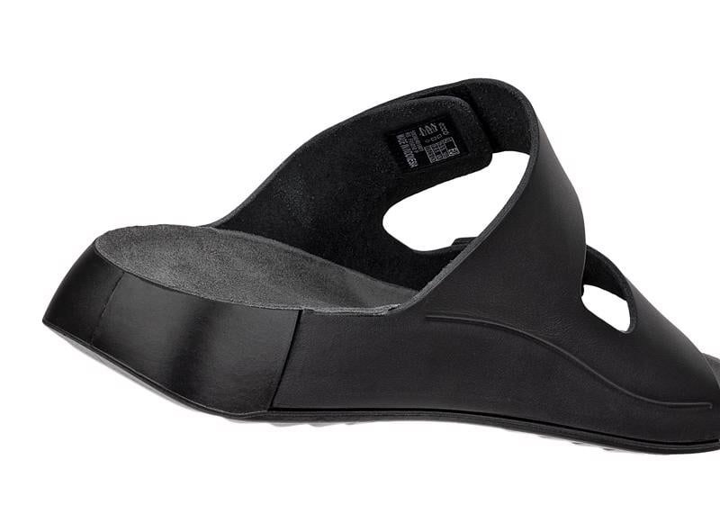 BLACK ECCO COZMO M 2-STRAP