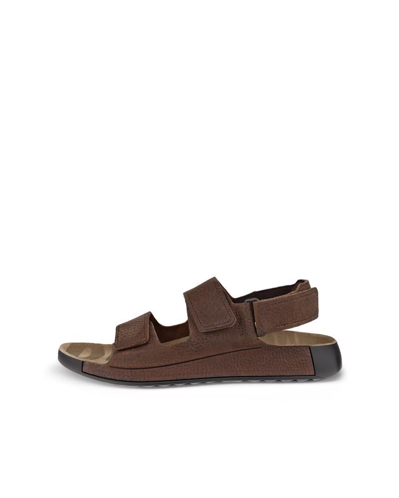 Brown ECCO Cozmo M 3-strap LEA