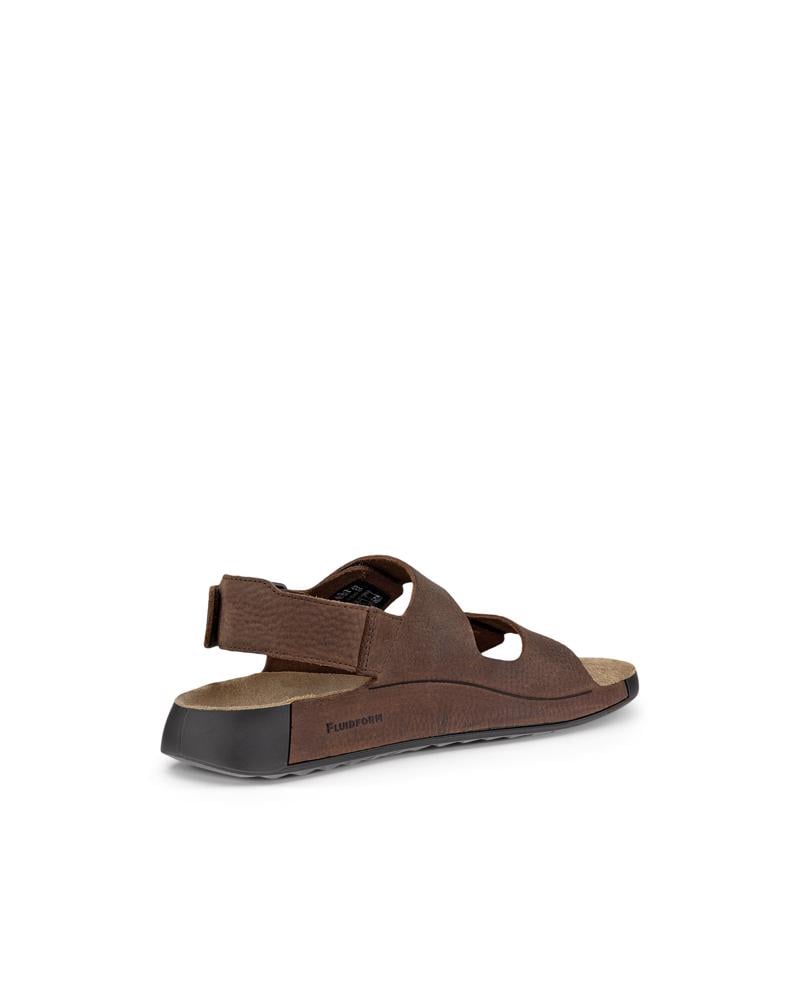Brown ECCO Cozmo M 3-strap LEA