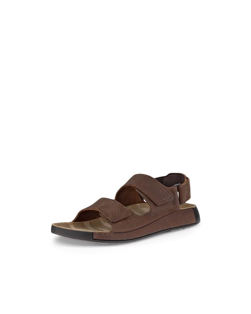Brown ECCO Cozmo M 3-strap LEA