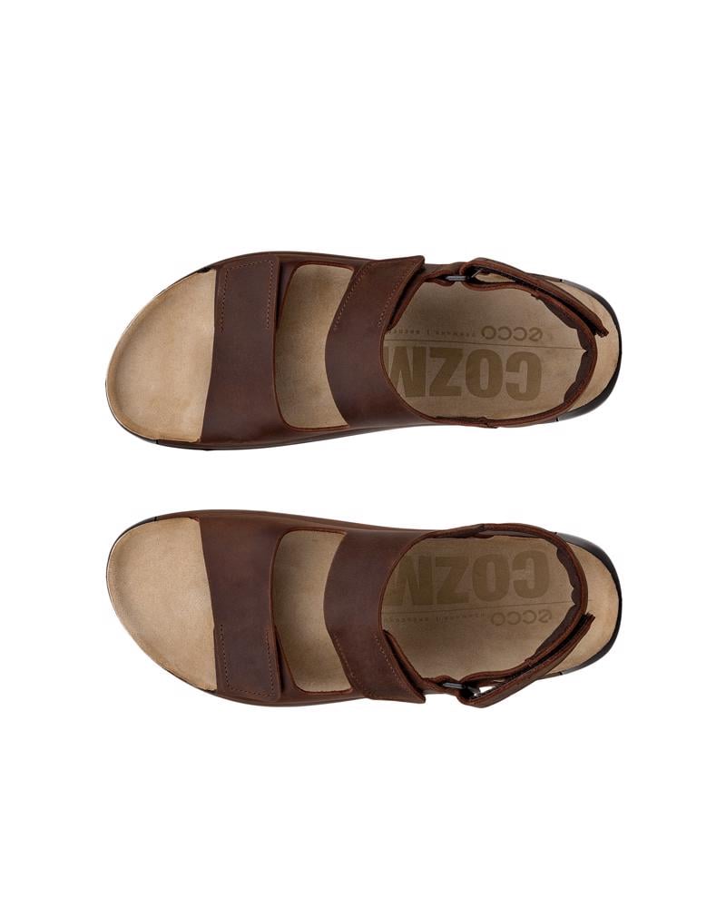 Brown ECCO COZMO M 3-STRAP