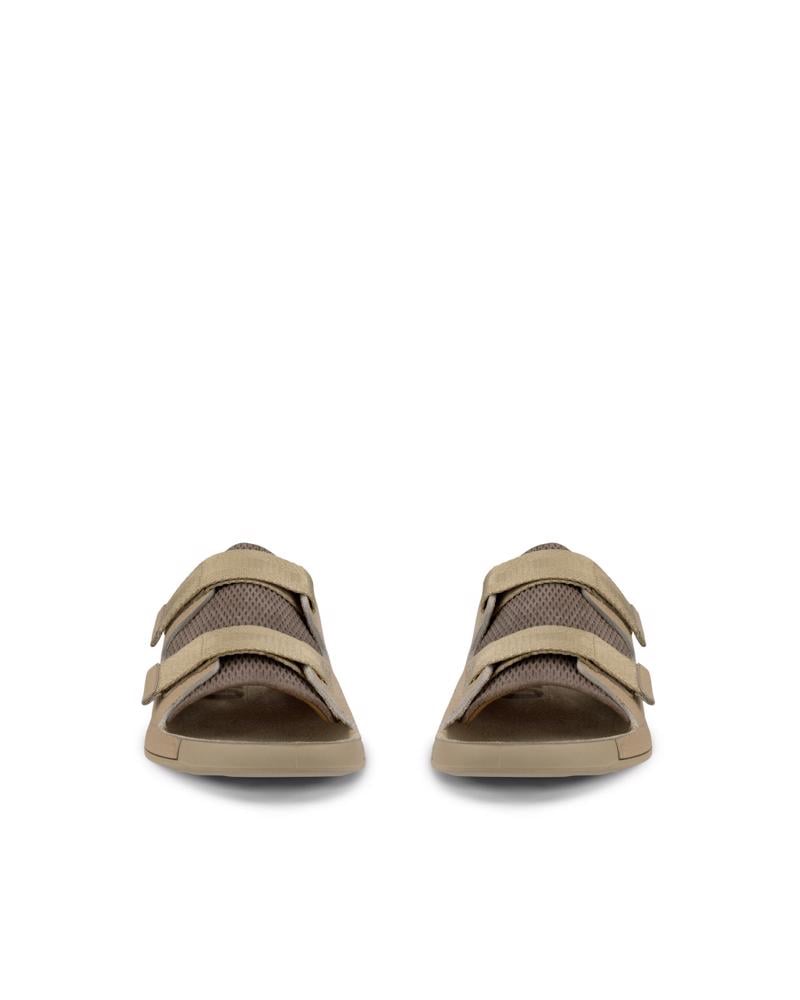 White ECCO Cozmo M Padded Slide LEA