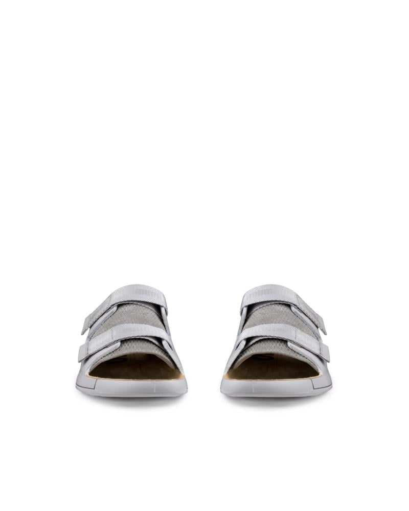 Grey ECCO Cozmo M Padded Slide LEA